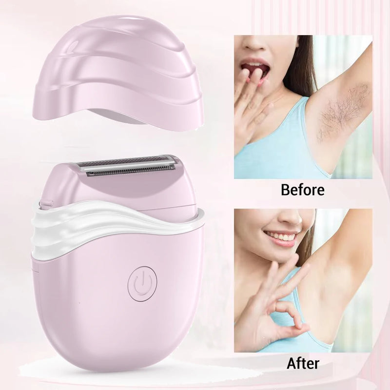 Women Electric Epilator Shaver Bikini Underarm Leg Face Hair Removal Trimmer Body Depilador Safe Shaving Machine Hair Removal