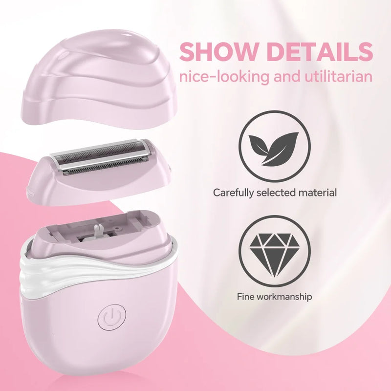 Women Electric Epilator Shaver Bikini Underarm Leg Face Hair Removal Trimmer Body Depilador Safe Shaving Machine Hair Removal
