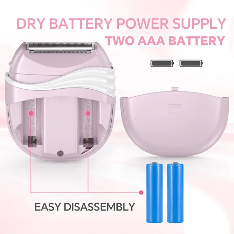 Women Electric Epilator Shaver Bikini Underarm Leg Face Hair Removal Trimmer Body Depilador Safe Shaving Machine Hair Removal