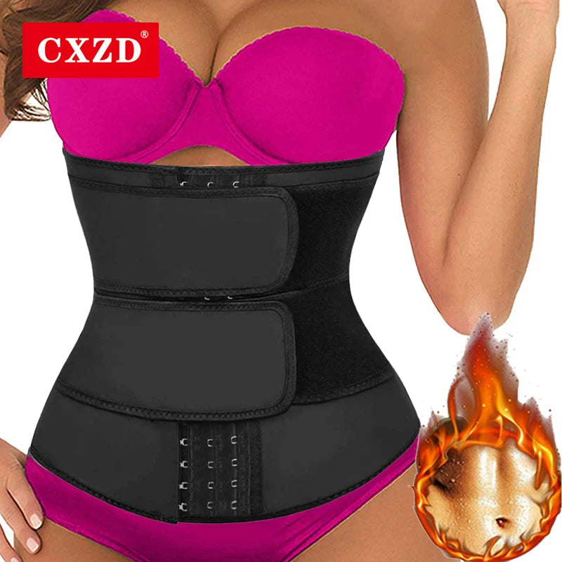 CXZD Women Waist Trainer Tummy Slimming Shapewear Belly Modeling Strap Sheath Weight Loss Belt Body Reducing Corset Shaper Band