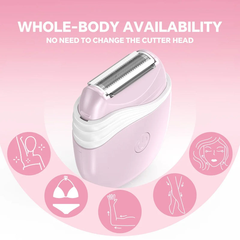 Women Electric Epilator Shaver Bikini Underarm Leg Face Hair Removal Trimmer Body Depilador Safe Shaving Machine Hair Removal