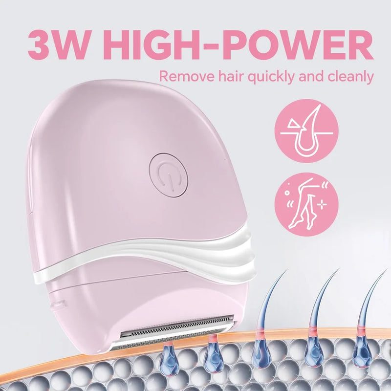 Women Electric Epilator Shaver Bikini Underarm Leg Face Hair Removal Trimmer Body Depilador Safe Shaving Machine Hair Removal